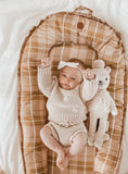 Load image into Gallery viewer, Gingham Jumbo Baby Nest
