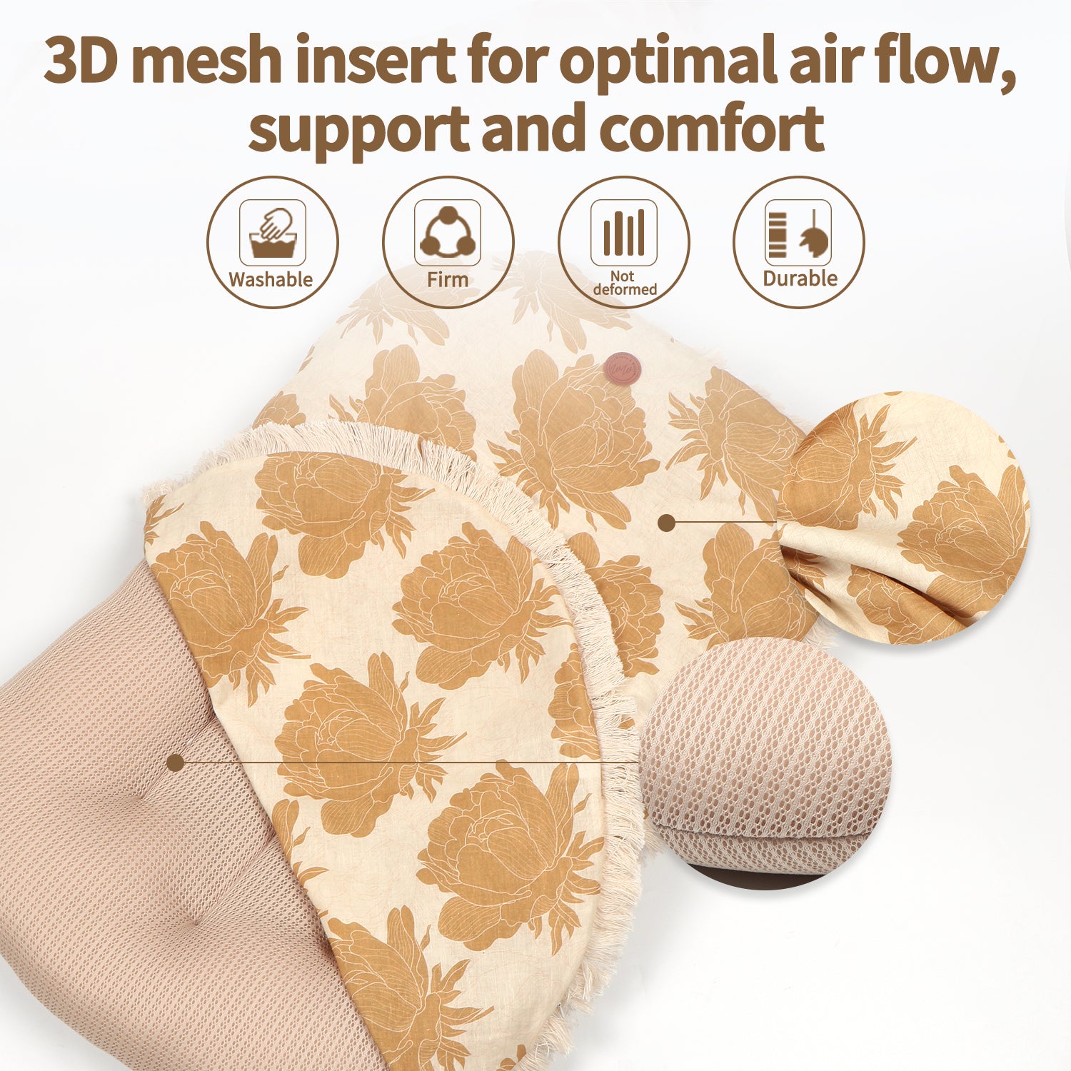 CLEARANCE Marigold 3D Mesh Baby Lounger